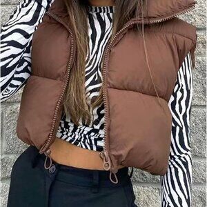Women's Winter Crop Vest